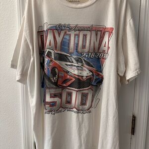 Fanatics White Daytona 500 Short Sleeve Tee